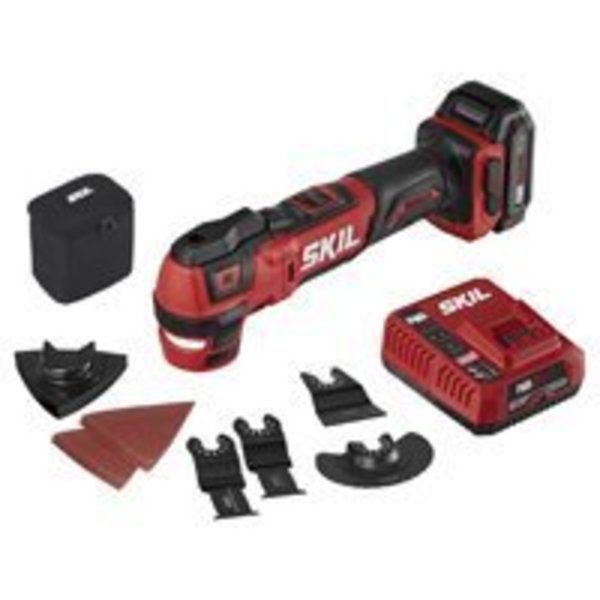 Skil SKIL OS592702 Oscillating Multi-Tool Kit, 12 V Battery, Lithium-Ion Battery OS592702